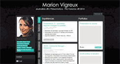 Desktop Screenshot of marion-vigreux.com